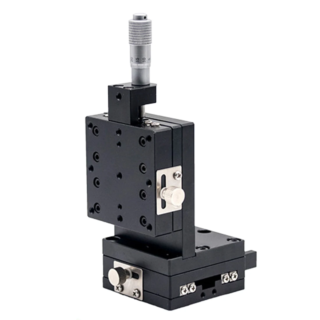 

XZL60-ACR Trimming Station Manual Precision Displacement Platform Linear Stage Sliding Table Double-shaft Spring Slide