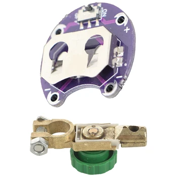 

for LilyPad Coin Cell Battery Holder CR2032 Battery Mount Module & Battery Kill Switch 6V-24V 125 Amp Battery