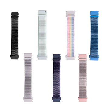 

1PC For Samsung Galaxy Watch Active 2 40mm 44mm sport strap band wristband Woven Nylon Strap Bracelet for Active 2 bands