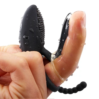 Vibrating Cock Ring G-spot Vibrator Silicone 7 Speed Delay Ejaculation Penis Ring Anal Vagina Stimulation Sex Toys for Couples 4