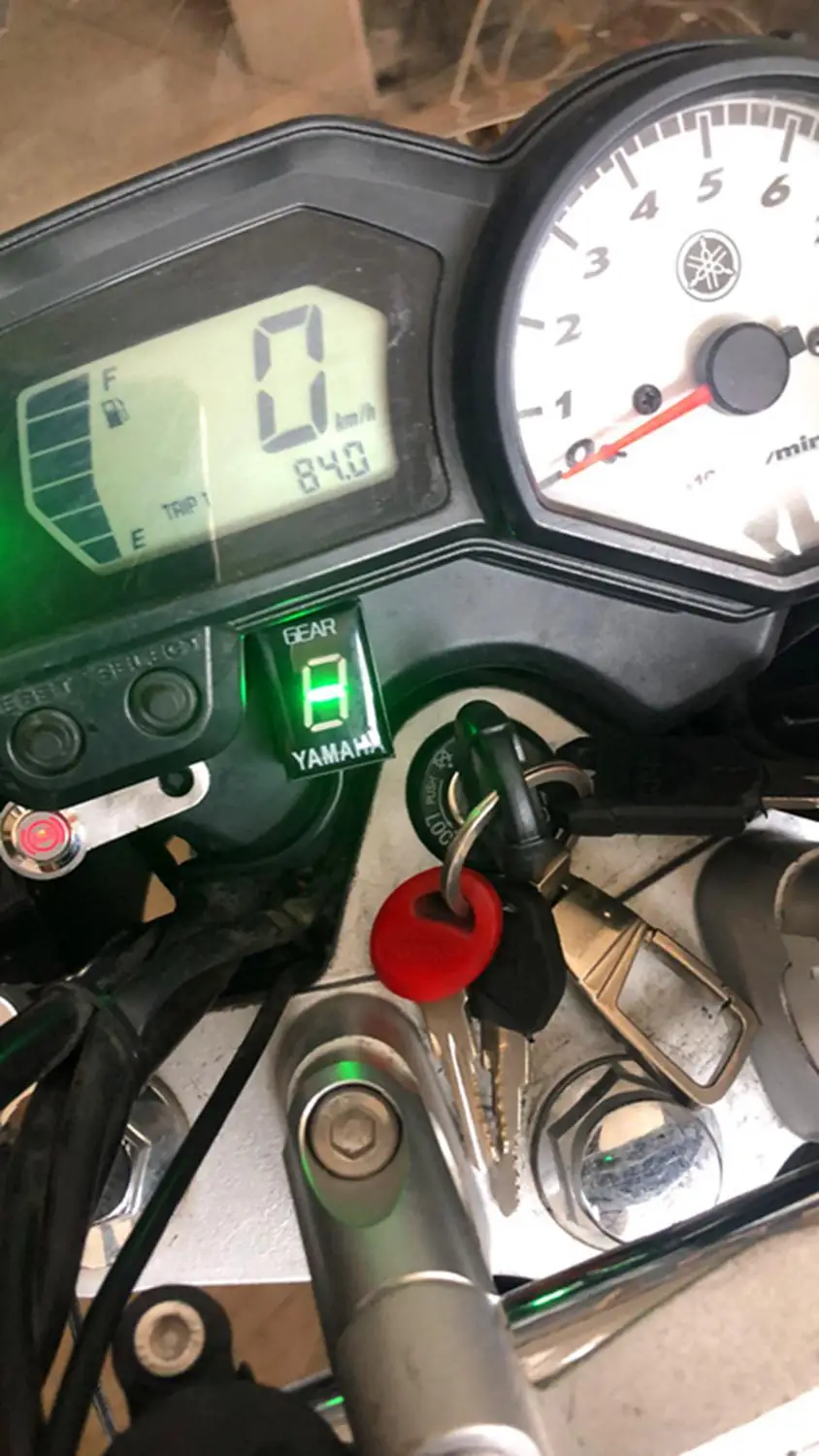 Для Yamaha Xvs950A XV1900 Ecu штекер крепление 6 скоростей дисплей индикатор 1-6 уровня индикатор передач подходит для мотоцикла Yamaha