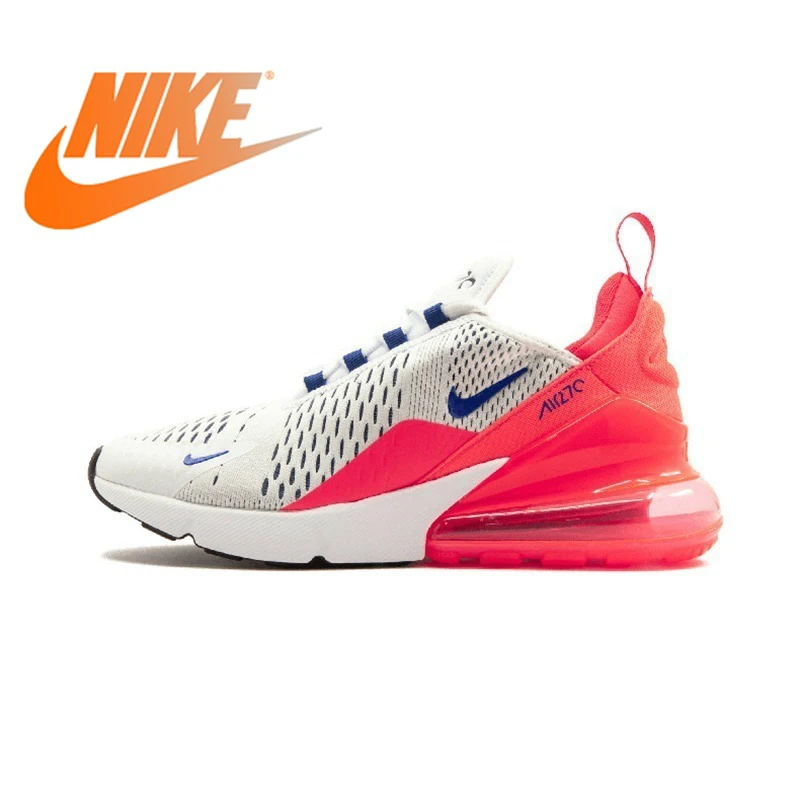 Скидка Официальный оригинальный NIKE Air Max 270, женские кроссовки для бега, кроссовки для спорта на открытом воздухе, Athentic, дышащие, амортизирующие, про...