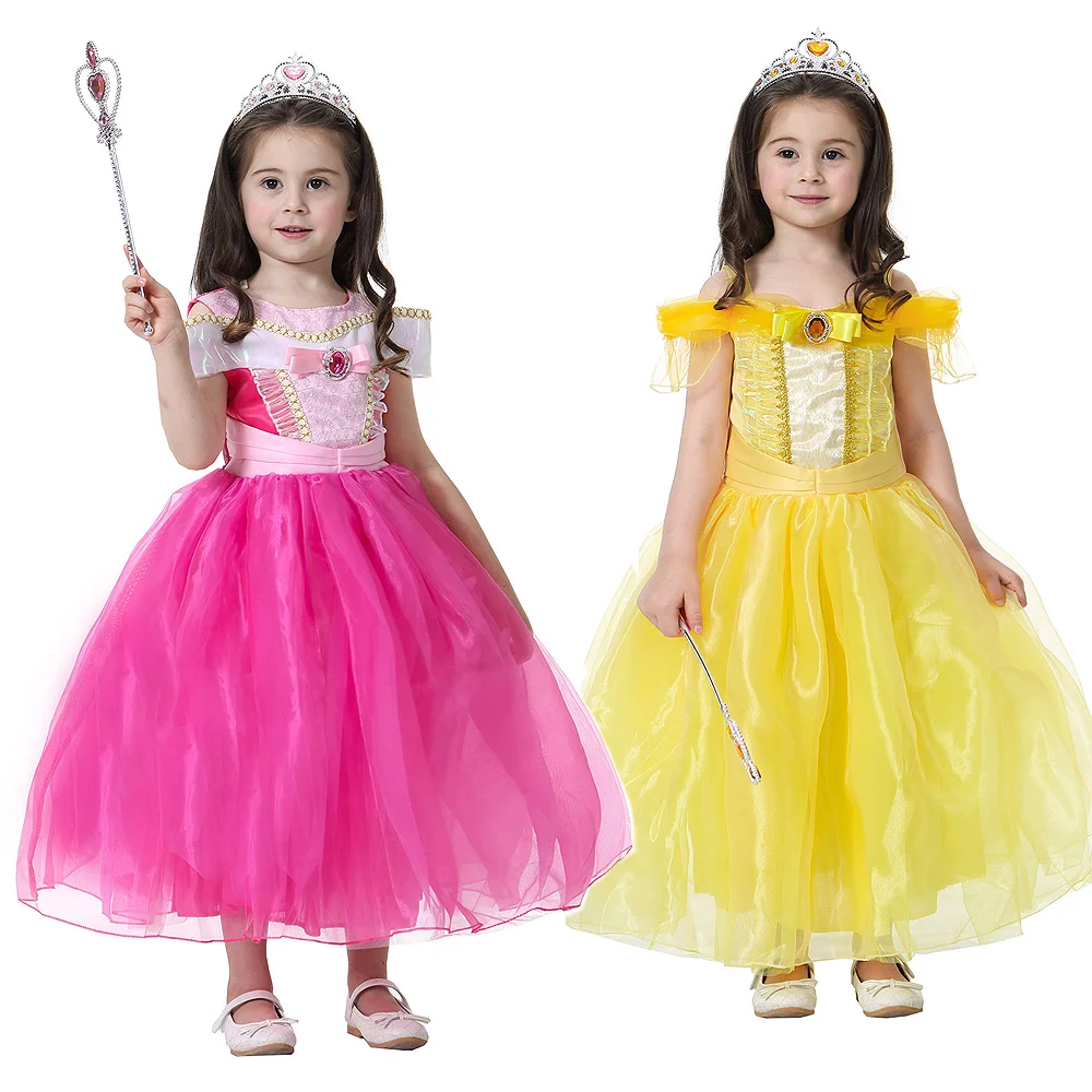 Disfraz De Halloween Navidad Ninos Bebe Nina Fiesta De Cumpleanos Princesa Aurora Bella Durmiente Vestido Para Ninas Pequenas Vestidos Vestidos Aliexpress