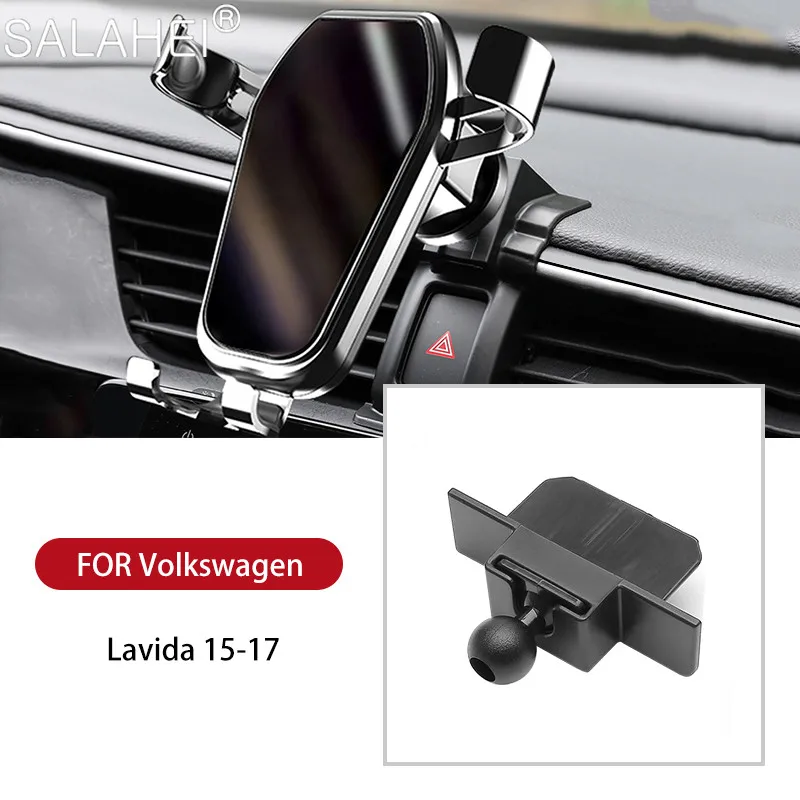 

Car Phone Holder For Volkswagen Lavida 2015 2016 2017 GPS Navigation Interior Dashboard Cell Stand Accessories Smartphone Holder