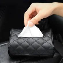 Автомобильный тканевый ящик внутренний кожаный ручной швейный 16,5x11x7 см