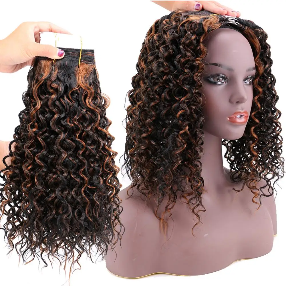 FSRHAIR 8-20 дюймов P1/30 P4/30 пучки волос влажная волна высокотемпературное СИНТЕТИЧЕСКОЕ Наращивание волос 100 г пучок волос