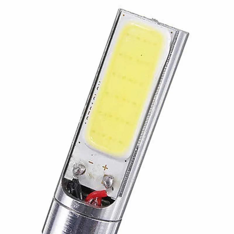 2pcs/lot DC 12V H1 COB LED Car Fog Light Headlight DRL Daytime Running Light Replacement Bulb Super Bright White Lighting Lamp
