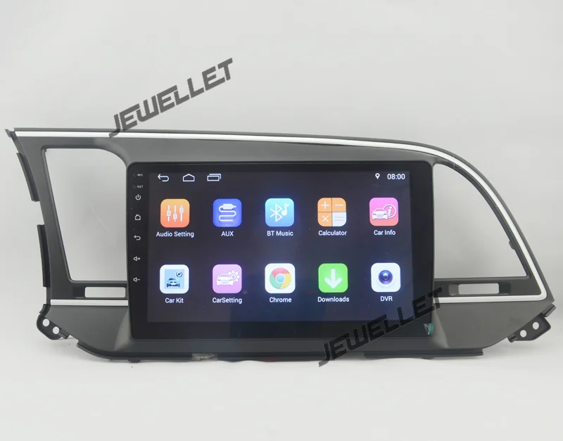 Sale 10.1" Quad-core  Android 8.1 Car GPS radio Navigation for Hyundai Elantra Avante 2017 with 4G/Wifi DVR mirror link 1