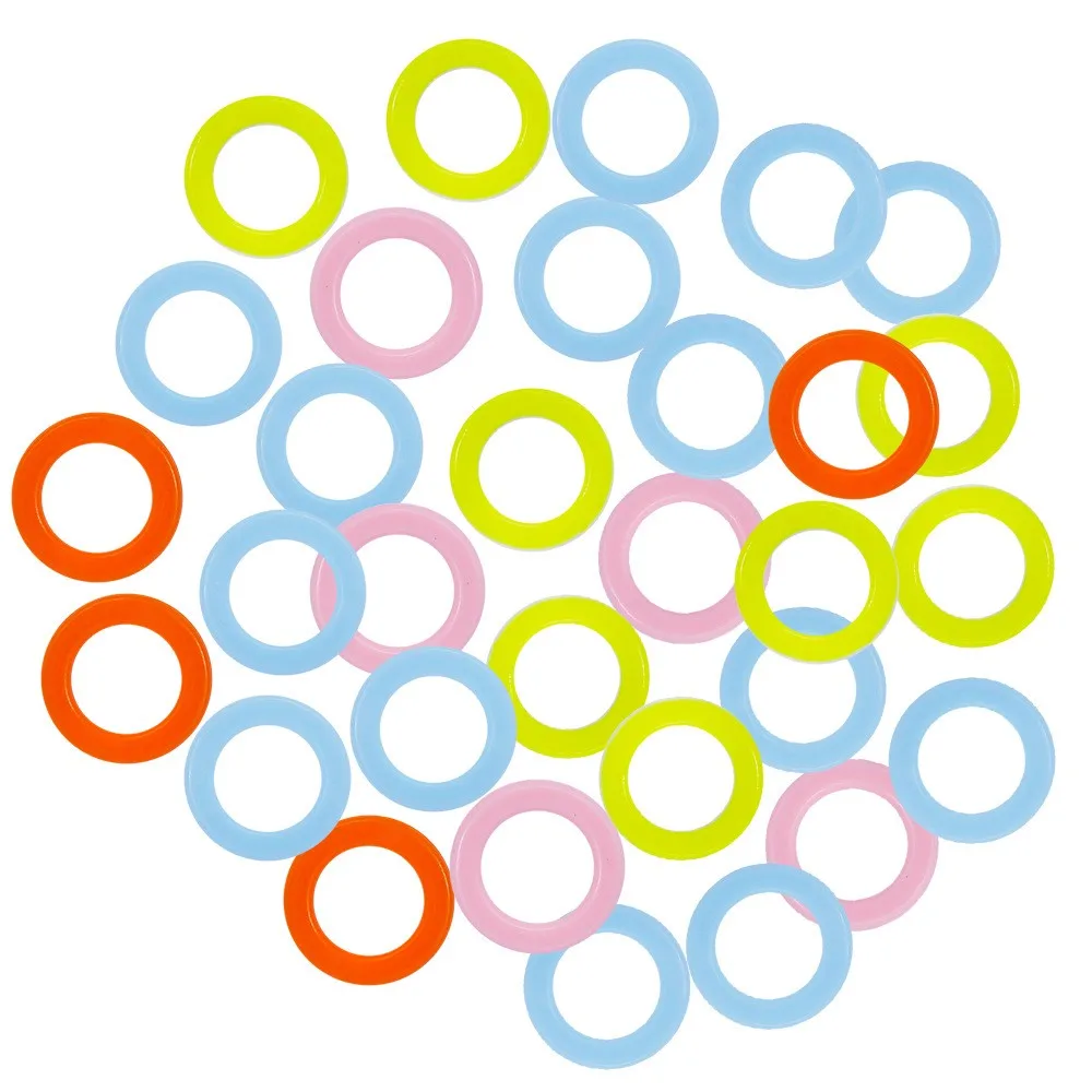 Инструмент для рукоделия ручной сумки для автомобильного сиденья, инструменты для переплетения, фиксация вязания, фиксация стежка, маркер для шитья, кольцо для вязания, круглый крючок, 100 шт