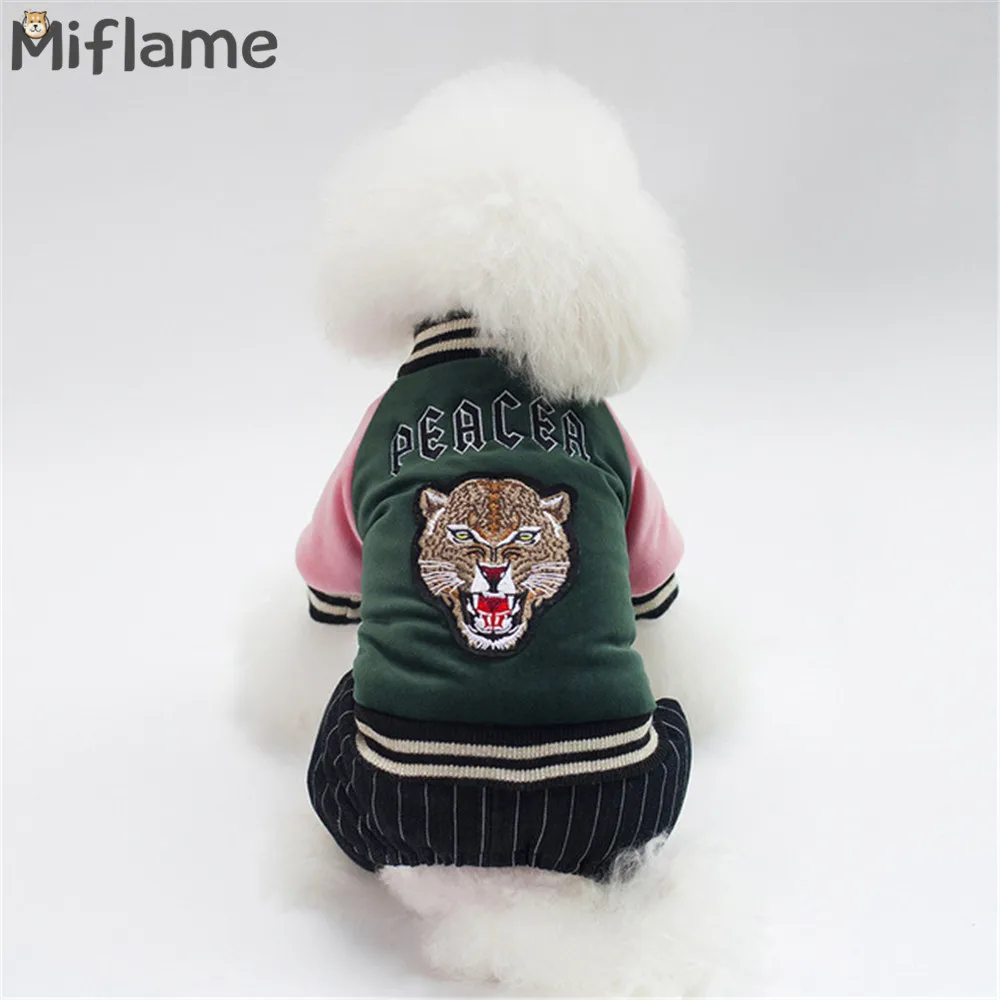 

Miflame Couple Dog Hoodies Four-legged Dog Sweater For Pet Clothes Fashion Small Dog Clothes Pomeranian Bichon Clothes Pet Coat