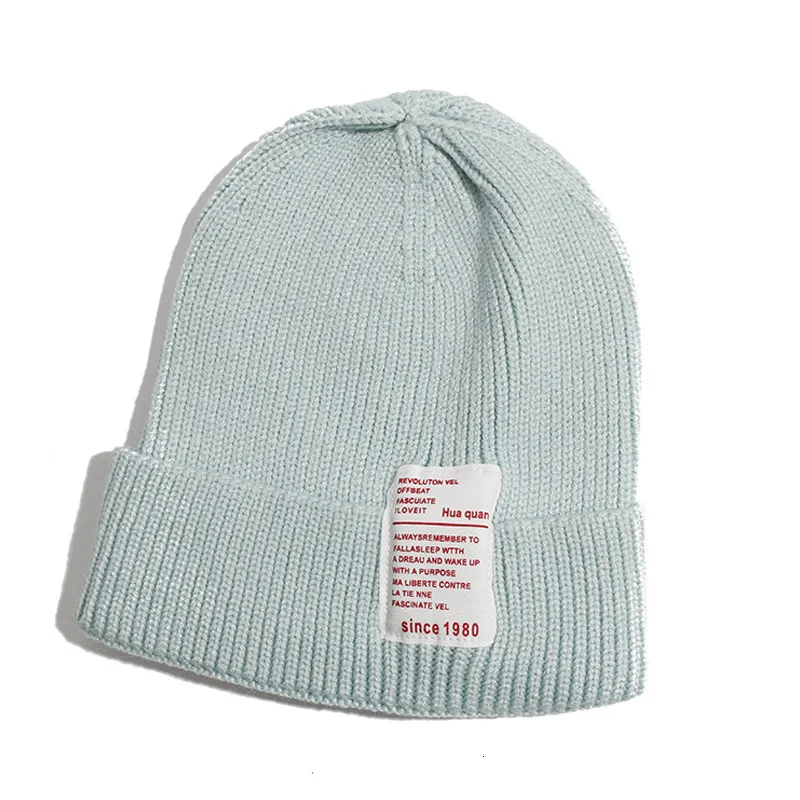 Water Blue Зимняя шерстяная вязаная крючком шапка для малышей карамельного цвета, шапка для новорожденных, теплые вязаные мягкие шапочки для девочек и мальчиков, большая стандартная ткань, шапки, Новинка - Цвет: Water Blue