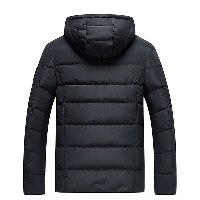 80% OFF 2019 Winter Jacket Men Hooded Thick Warm Jacket Fashion Warm Outwear Casual Slim Parka Mens Jackets and Coats Mens Overcoat