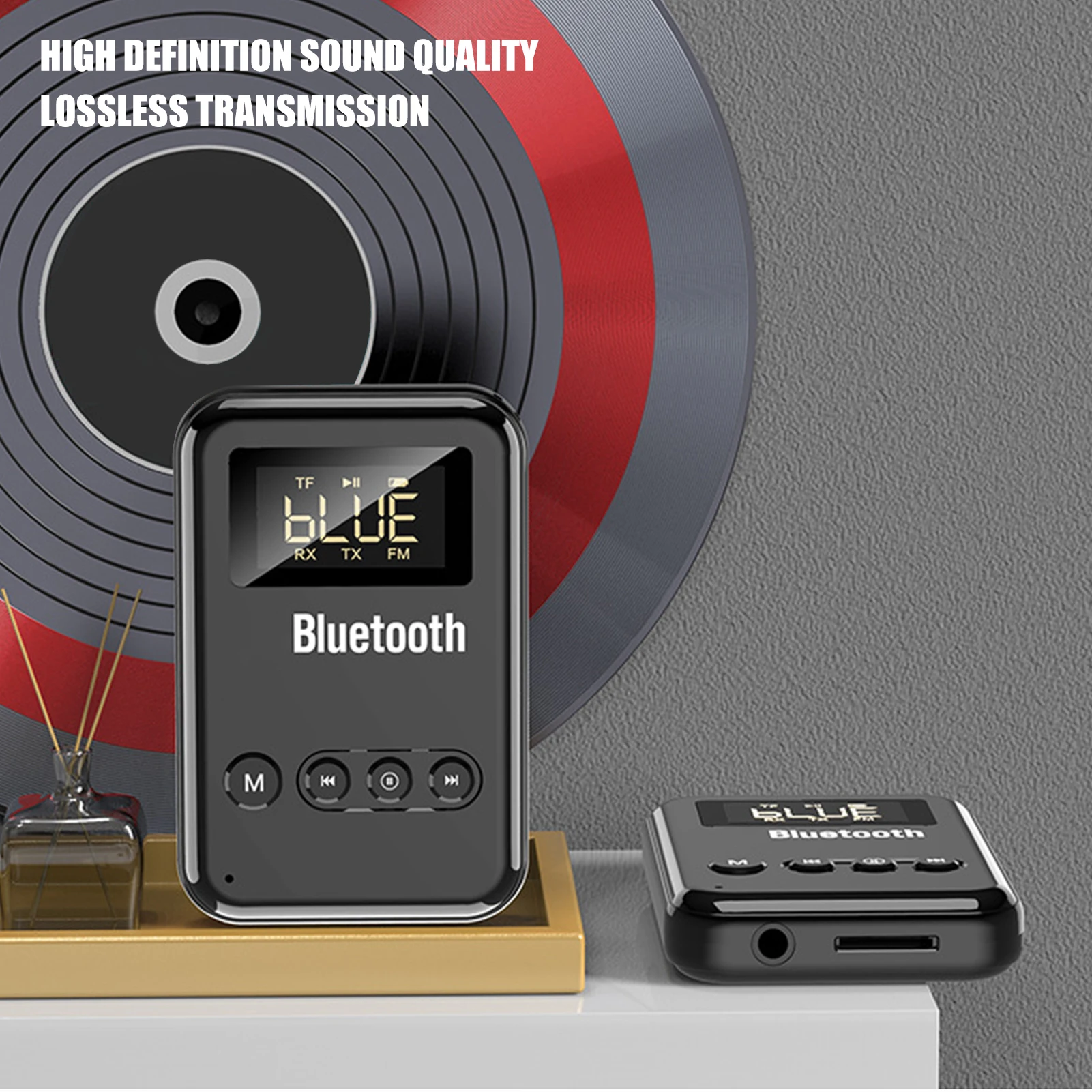 Bluetooth 5 0 Receiver Transmitter Stereo Music Car FM Transmitter Headphones Speakers Adapter Supporting TF Card