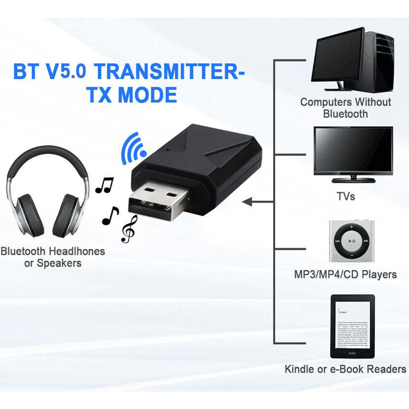 Sprecher аудио приемник 2 в 1 Bluetooth 5,0 адаптер Звуковая карта USB передатчик