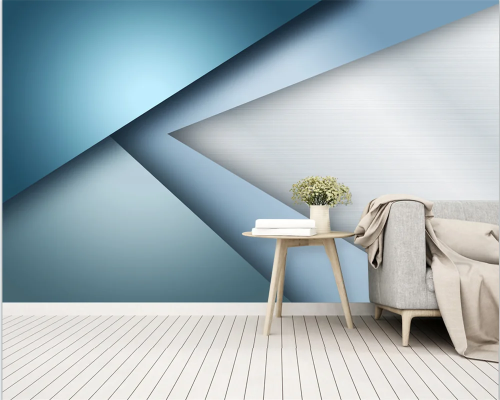 

beibehang Customized modern papier peint three-dimensional geometric graphics minimalist nordic TV background wallpaper