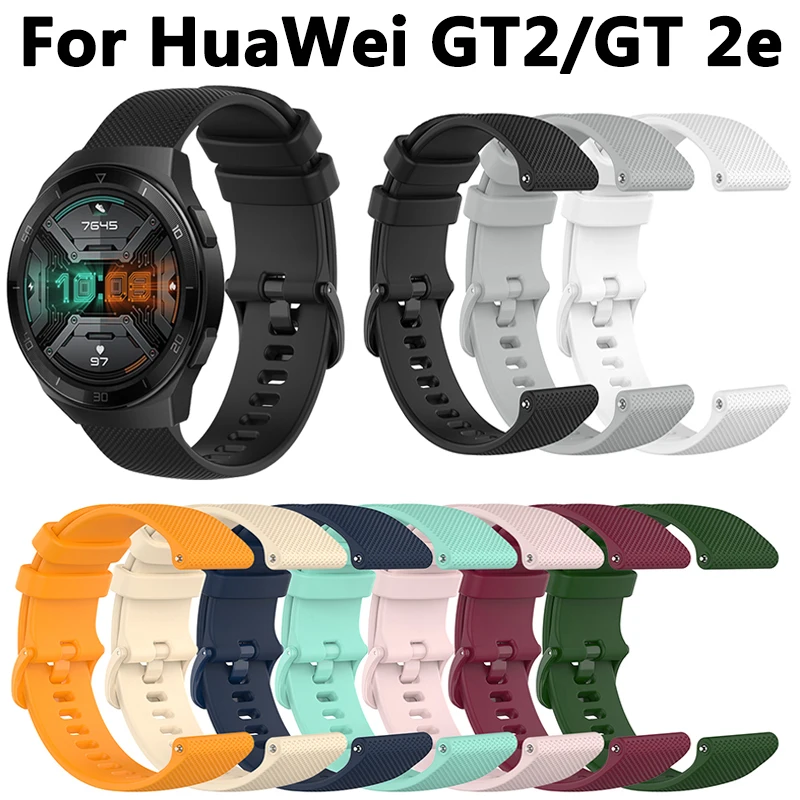 Watch Band For Huawei Watch Gt 2E Smart Watch Bracelet 22Mm Silicone Band For Huawei Gt 2 E/Gt2/Gt Wrist Strap For Honor Magic 2