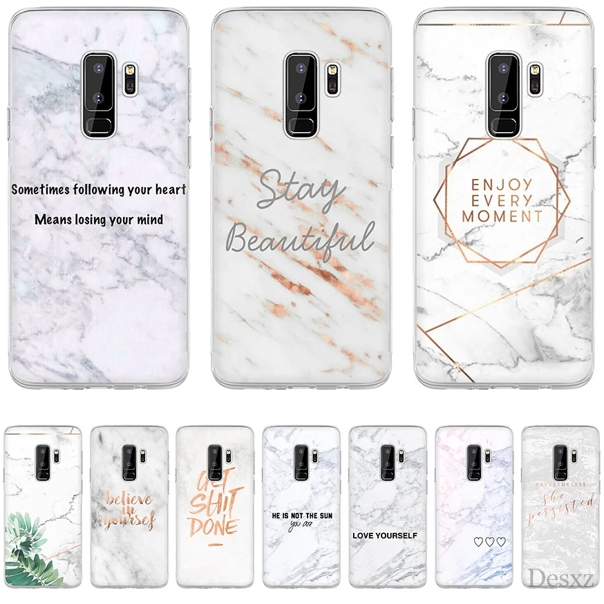Чехол для телефона с Золотой Мраморной розовой надписью Love Cute Motivation Quotes Word Samsung Note