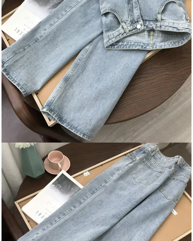 straight jeans Harajuku Fashion y2k Jeans Women Streetwear Casual Baggy Straight High Waist Mom Denim Oversize 90s Iamhotty mom jeans waist slim fit