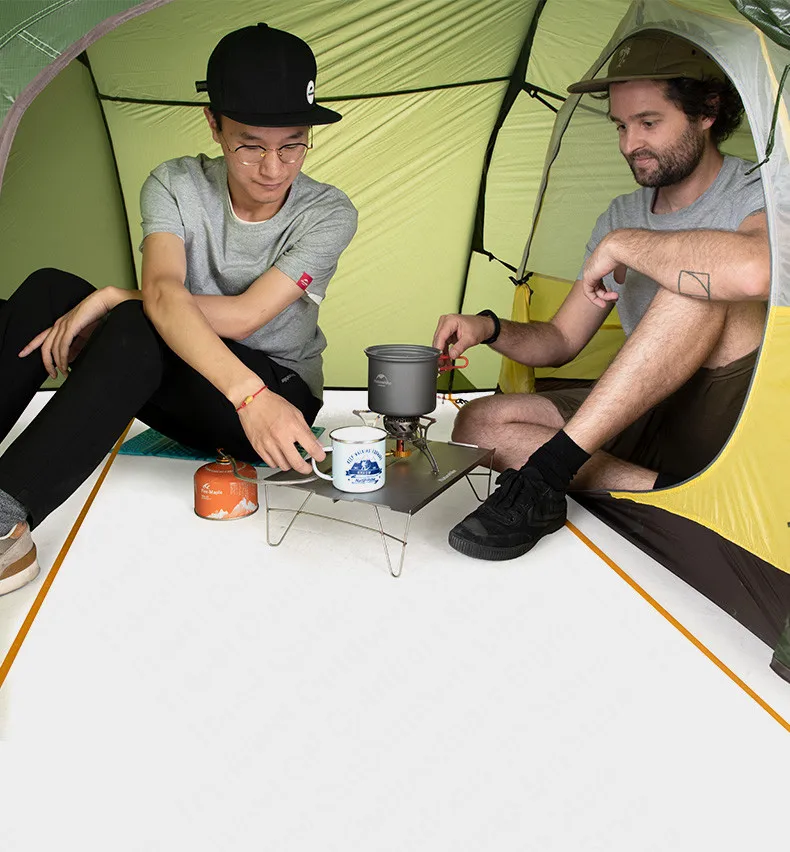 Naturehike 3 персональная походная Палатка Сверхлегкий тоннель Opalus палатка 20D/210 T Ткань Кемпинг Палатка семейная палатка NH17L001-L