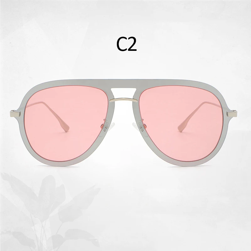 New Vintage Rimless Pilot Sunglasses Women Men Retro Fashion Sun Glasses Trendy Lady Luxury Brand Eyewear Men Silver Gray Shades