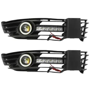

1 Pair Projector Front Fog Lights Installation and Disassemble Conveniently with Grilles for VW Passat B5.5 2001-2005