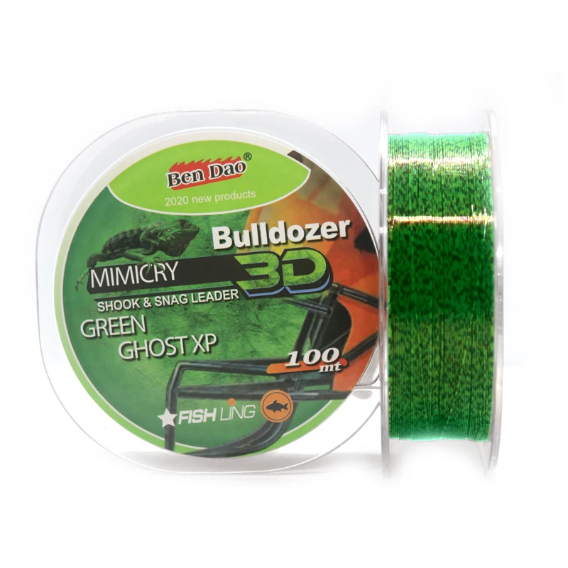 3D Invisible Spoted Super Strong Carp Fishing Line Speckle Fluorocarbon Coated Monofilament Fishing Line fishing line fishing tackle