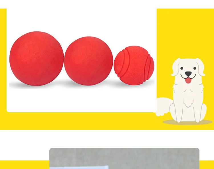 Pet Teddy Puppy, средний и большой размер, игрушка для собак, устойчивая к укусам, мяч, тренировочный Твердый эластичный мяч, золотистый ретривер, игра, собака, молярная