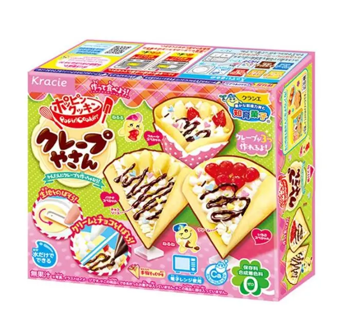 Японский Popin Cookin пицца. Kracie пицца кухня Cookin счастливый японский DIY игрушка ручной работы Рождественский подарок - Цвет: Прозрачный