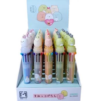 

20 pcs/lot Writing Kawaii Sumikko Gurashi 10 Colors Ballpoint Pen School Office Supply Gift Stationery Papelaria Escolar