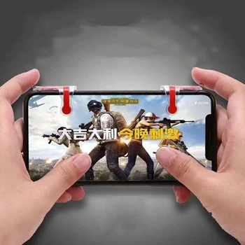 

2PCS L1R1 Trigger Fire Button Shooter PUBG Gaming Trigge Phone Gamepad Aim Key Controller For Iphone Xiaomi el