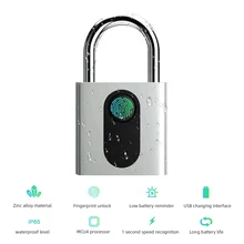 Дверной замок Открытый водонепроницаемый IP65 путешествия Фитнес нержавеющая сталь электронный дверной замок умный отпечаток пальца Противоугонный замок