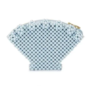 

Summer Pearl Handmade Pearl Clutch Travel Fashion INS Celebrity Style Designer Bags Famous Brand Women Bags 2020