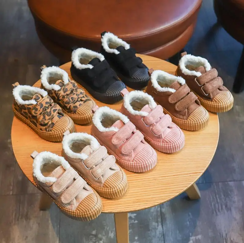 

Winter Infant Toddler Shoes Warm Plush Baby Girls Boys Snow Boots Outdoor Soft Bottom Non-Slip Child Kids Sneakers