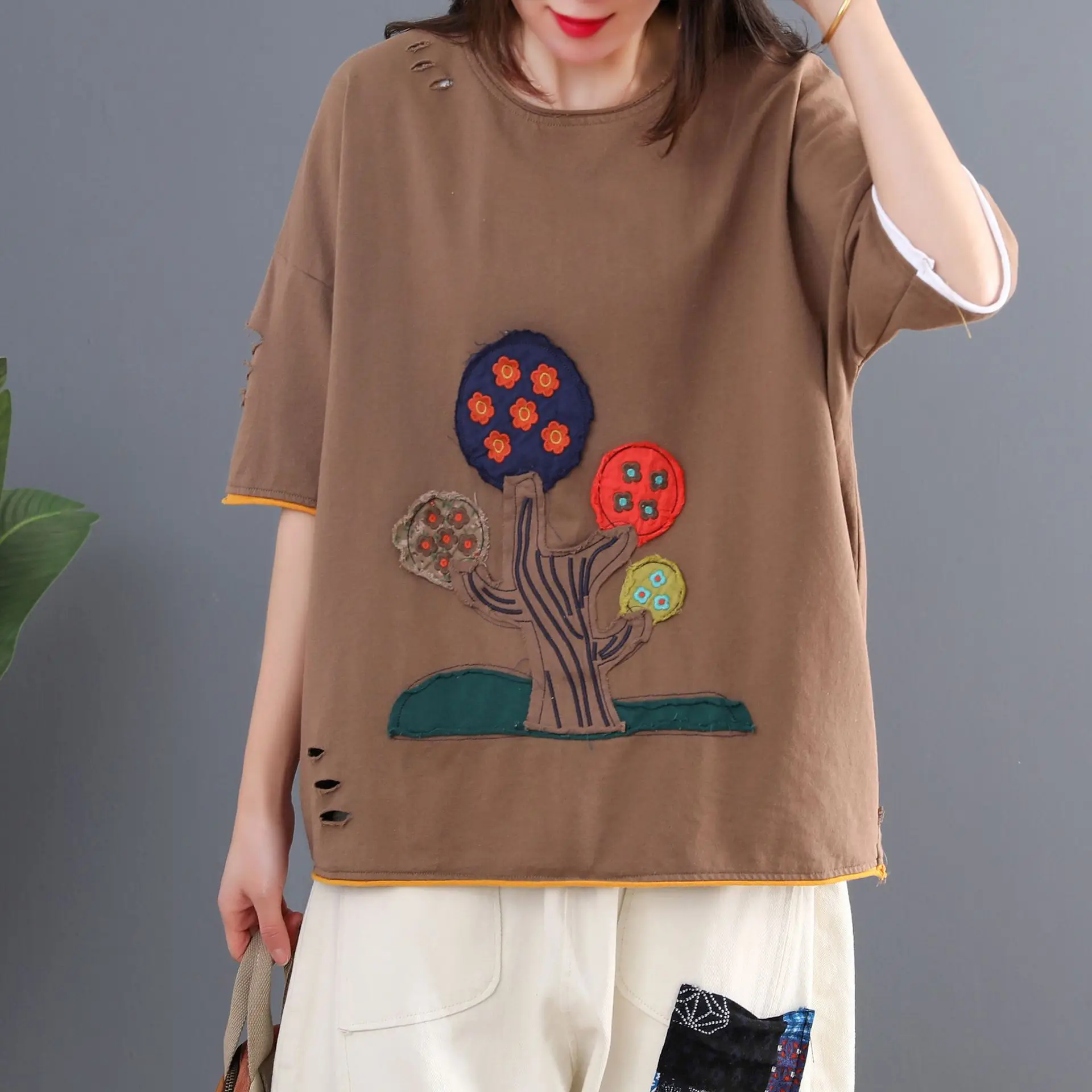 Fashion Chiffon Floral Blouse Women Sleeveless