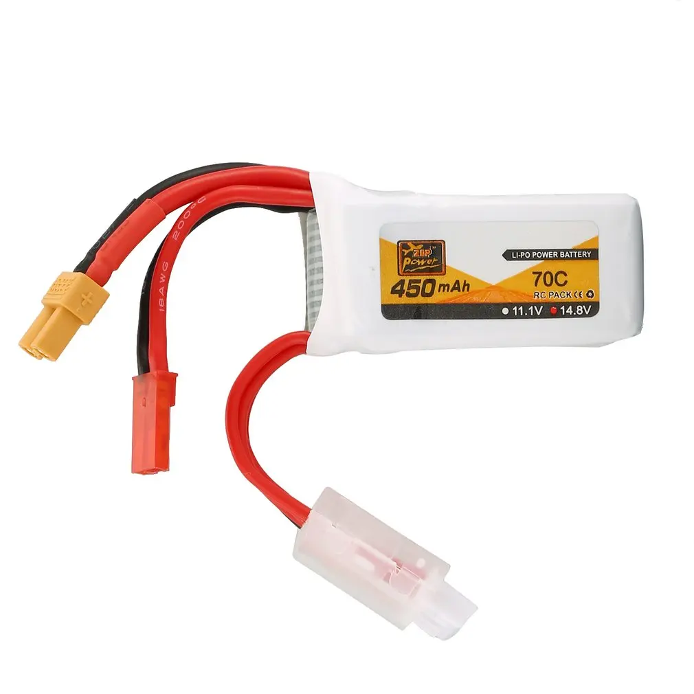 ZOP power 450MAH 11,1 V/14,8 V 70C 3 S/4S XT30 штекер Lipo аккумулятор перезаряжаемый аккумулятор для радиоуправляемого гоночного дрона Радиоуправляемый вертолет Радиоуправляемый автомобиль Лодка