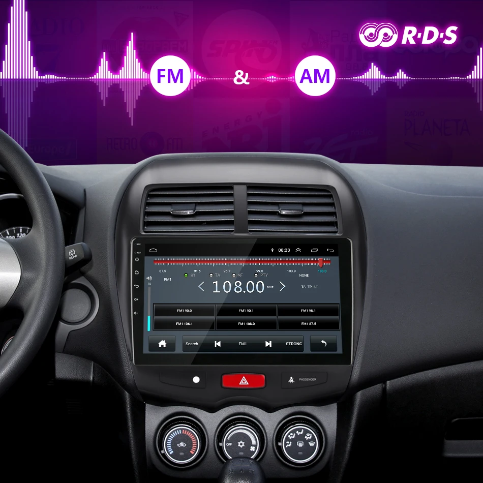 2G+ 32G Android автомобильный радио мультимедиа Navi плеер 2 din dvd для Mitsubishi ASX 2010- CITROEN C4 peugeot 4008 gps навигация