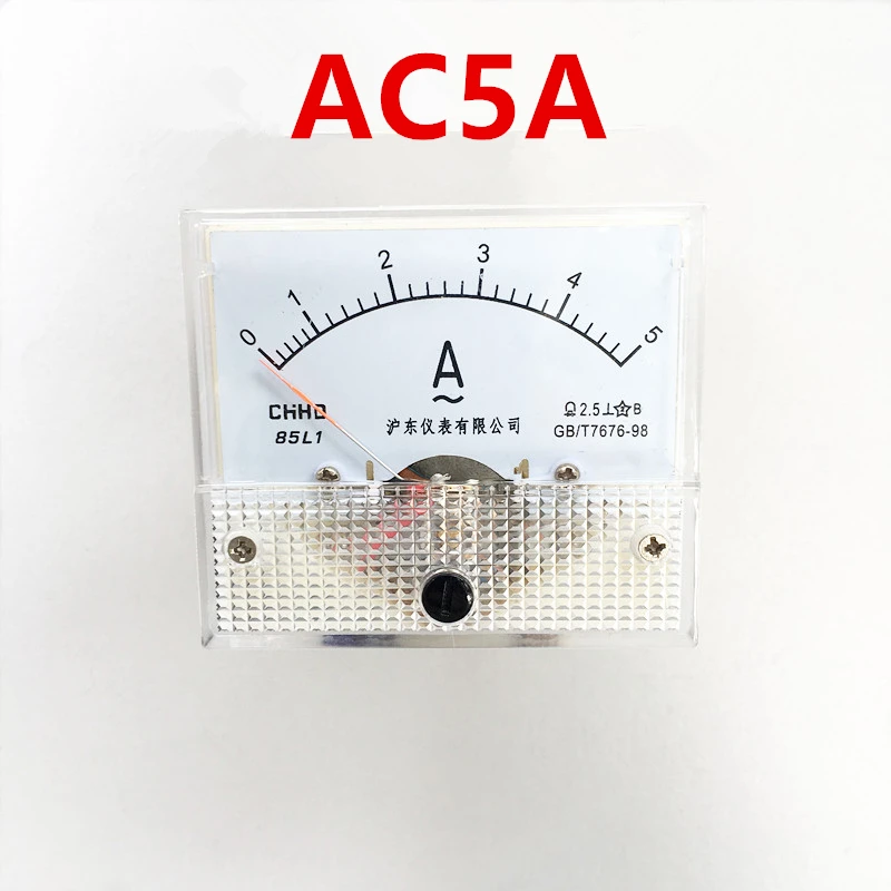 85L1 AC аналоговая панель измерителя тока 50mA 500mA 1A 5A 10A 20A 50A 100A Датчик тока механические амперметр