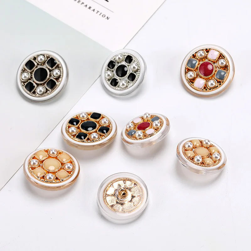 

10pcs Metal Buttons For Clothing DIY Apparel Sewing Decorative Button Crafts Accessories GT-9115