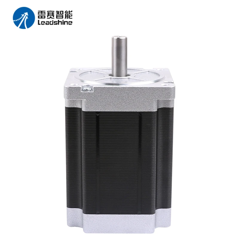 86CM85 Leadshine NEMA 34 stepper motor with 8.5N.m(1204 oz-in) holding torque 2 phase step motor 4 wires shaft size 12.7mm