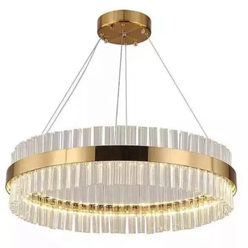 

Modern Crystal Chandelier For Living Room Gold LED Lustres De Cristal Home Decoration Hanging Lighting Fixtures