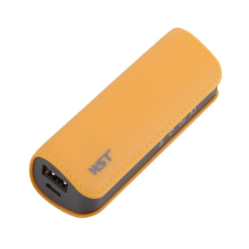 Мини банк питания 2600mAh Портативная зарядная батарея 18650 Li-Ion внешние аккумуляторы для samsung iPhone мобильные usb порты банк питания
