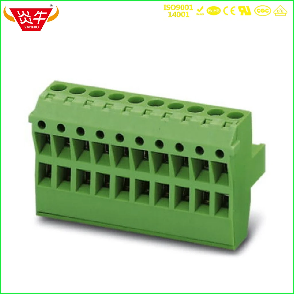 

KF2EDGKH 5.08 2P ~ 12P PCB CONNECTOR PLUG-IN TERMINAL BlOCK 2EDGKH 5.08mm 2PIN ~ 12PIN TMSTBP 2,5 ST 1853010 PHOENIX CONTACT