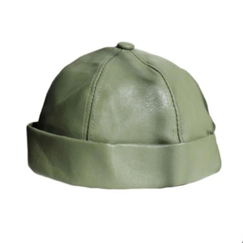 Новая осенне-зимняя обтягивающая вязаная шапочка Женская кепка в стиле хип-хоп для девочек с черепом мягкий колпачок Стильные Шапки - Цвет: green