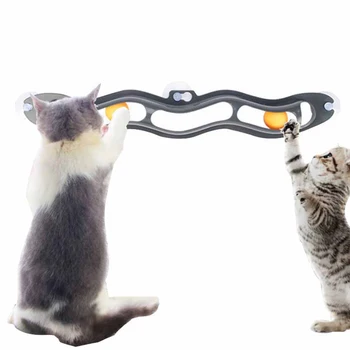 

Interactive Dog Toys Funny Durable Cat Scratch Board Toy For Small Dogs With Sucker Tunnel Ball Pet Toys Puppy Cat Supplies