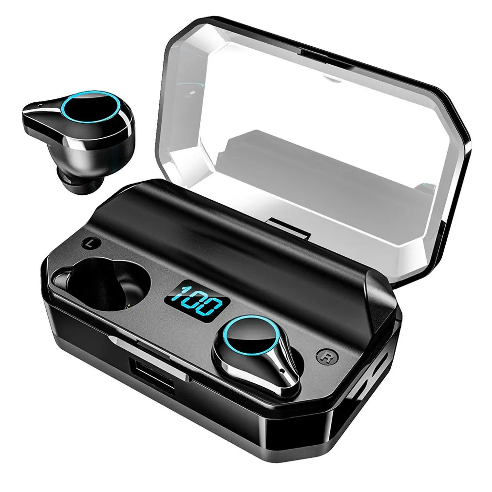 Touch Bluetooth 5,0 наушники-вкладыши светодиодный дисплей 7000MA power Bank беспроводные наушники игровая гарнитура IPX7 музыкальный наушник