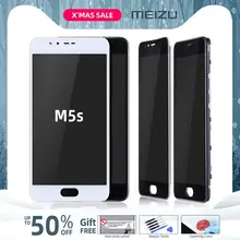 Дисплей для Meizu M5S M612H LCD в сборе с тачскрином на рамке 5.2'' черный белый