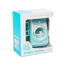 Игрушка стиральная машина легкая в эксплуатации стиральная машина для детей электрическая игрушка мини подарок милый детский сад Анти-воздействие домашнего моделирования