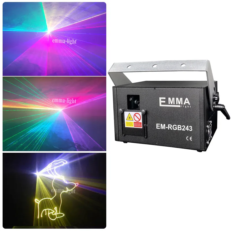 Новинка 2020 RGB 2 Вт DMX512 лазерный сценический сканер 3D эффект проектор/DJ