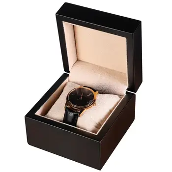 

NICERIO Single Watch Box Wooden Watch Holder Organizer Jewelry Bracelet Storage Gift Case for Birthday Party Gift