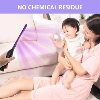 

30 LED UV Sterilizing Disinfection Lamp Wand Portable Rechargeable Home Ultraviolet Bactericidal Handheld Light Stick